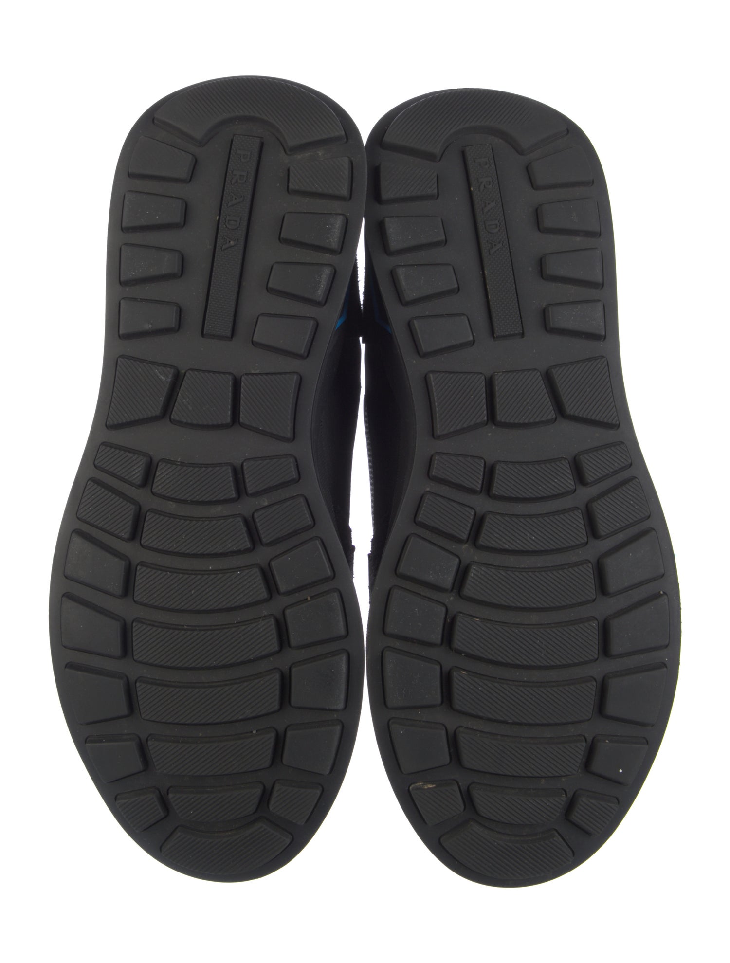 Prada Leather Mesh Accents Chelsea Boots